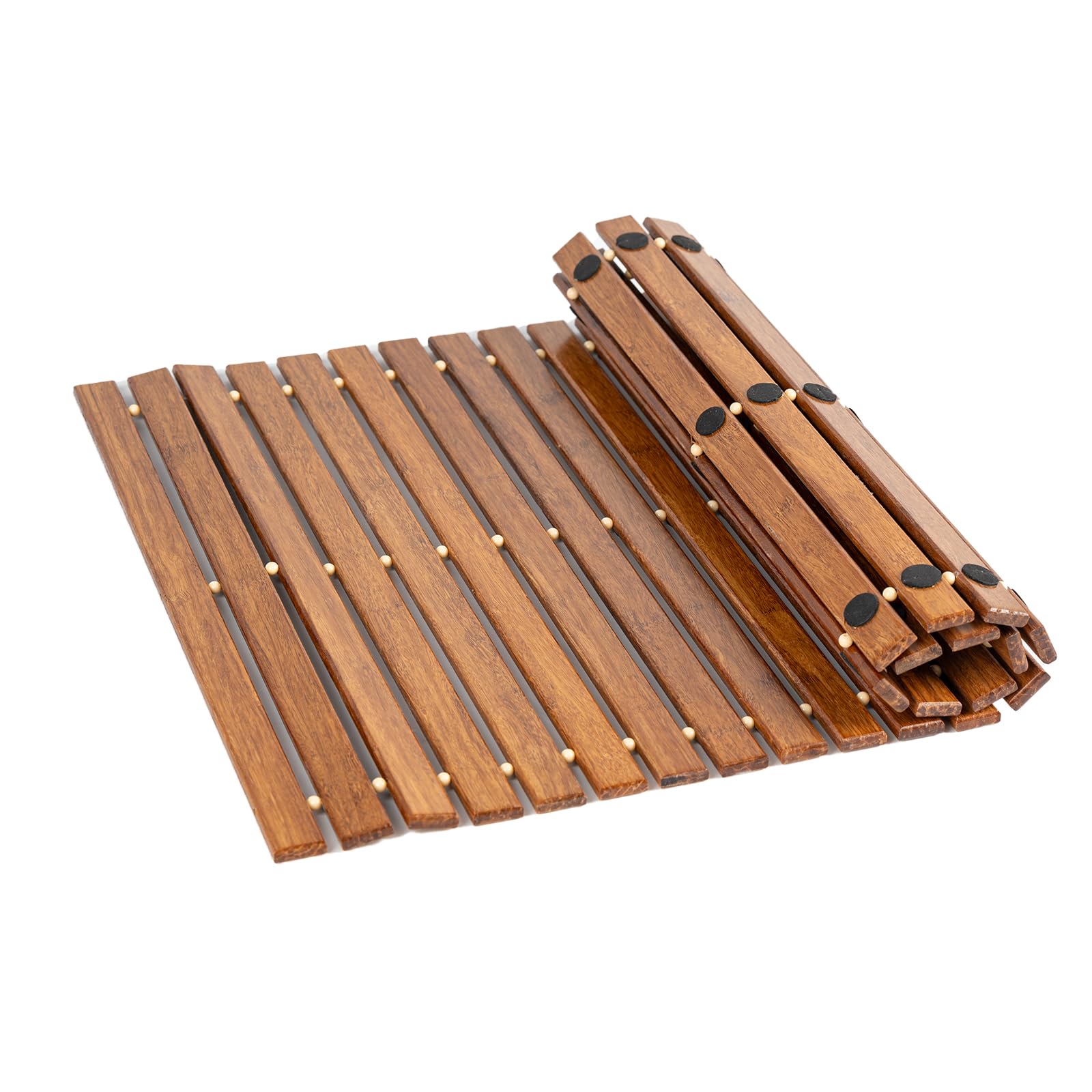 Wood Bath Rug Bamboo Bath Mat Bathroom Rugs Floor Wood